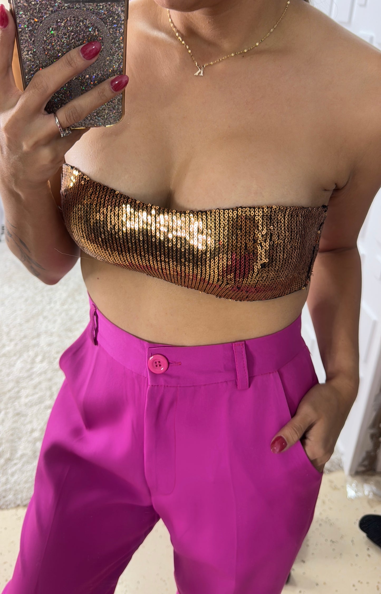 Shine Tube Top