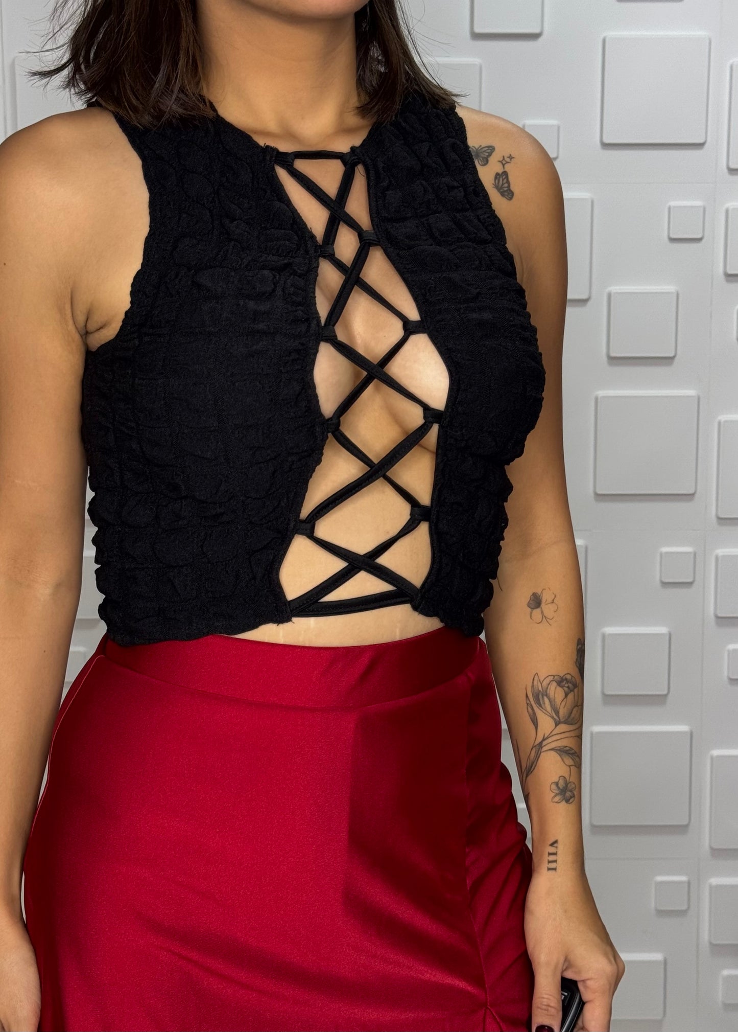 Midnight Lace Top