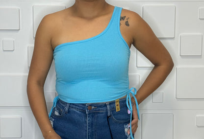 One Shoulder Basic Top