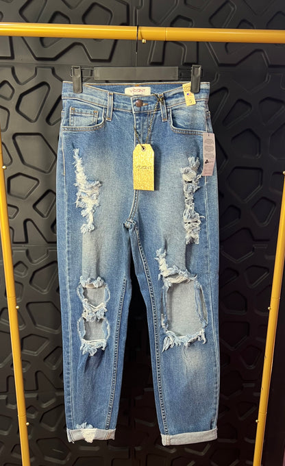 Jeans roto vibrant miu