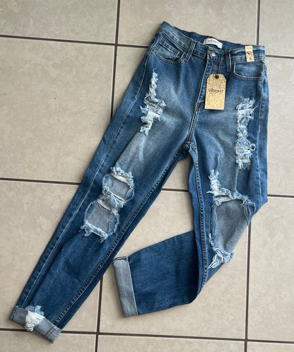 Jeans roto vibrant miu